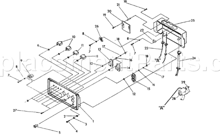 Page A Diagram and Parts List for 9778-4  Briggs and Stratton Generator